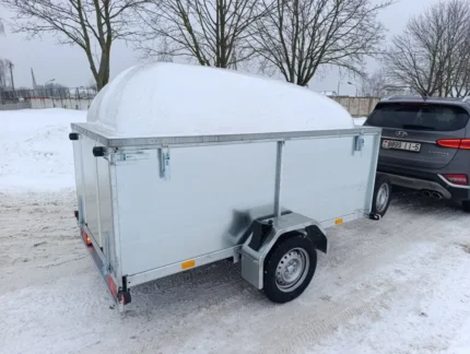 Прицеп бортовой с подъемной крышкой